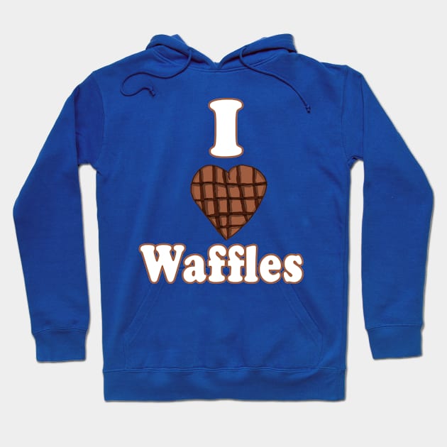 I Heart Waffles Hoodie by Eric03091978